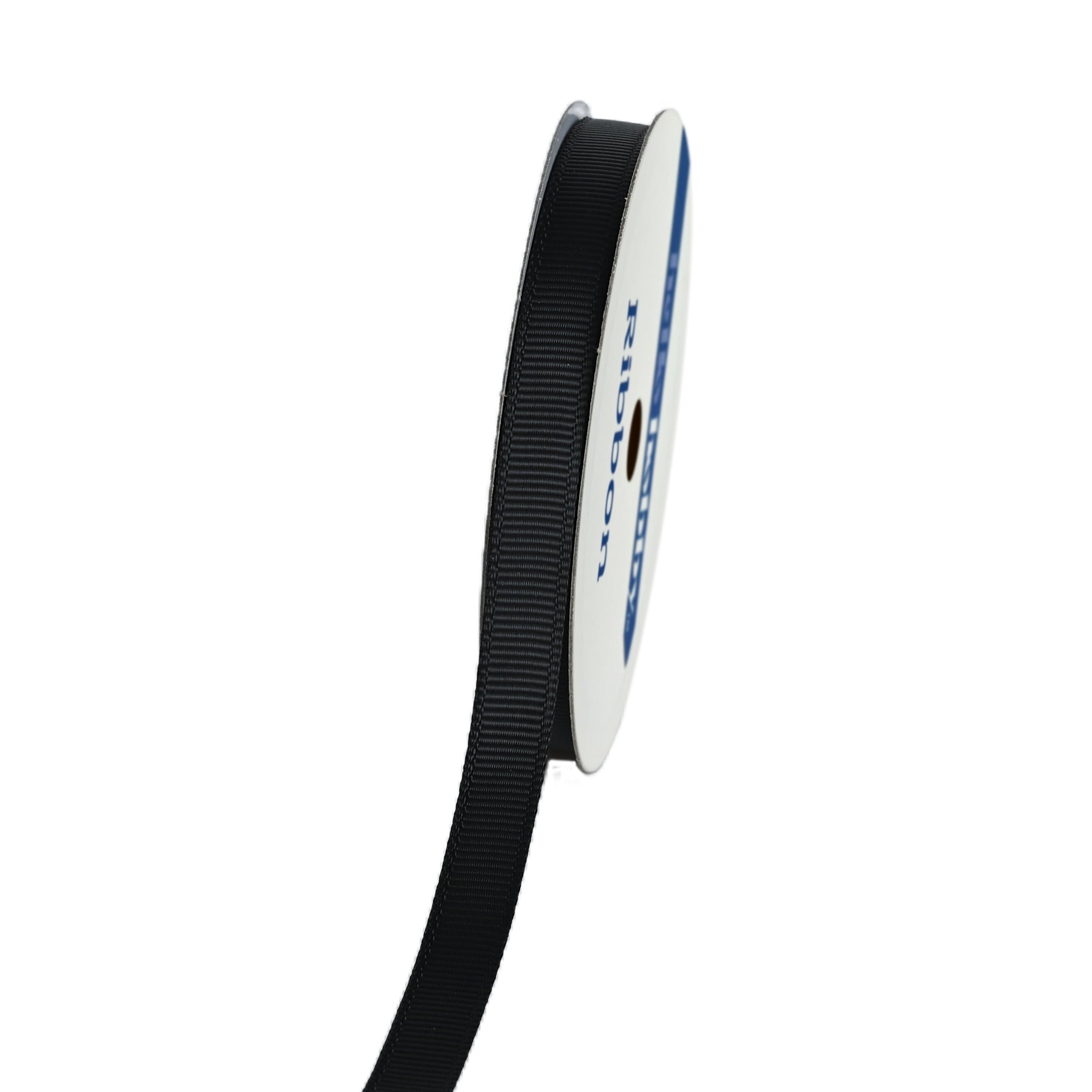 Gwen Studios 3/8" Black Grosgrain Ribbon, 6 yards