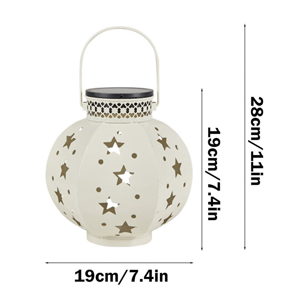 xjwjuw Solar Outdoor Table Lantern, Flickering Flame Warm Light & Solar-Powered, Weather-Resistant Metal Construction, Decorative LED Tabletop Lamp for Garden, Patio and Yard