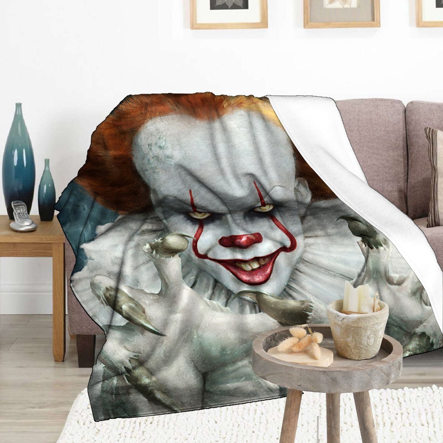 Jbralid This is My Horror Movie Watching Blanket, Horror Movie Blanket, Halloween Blanket, Scary Movie Blanket, Horror Blanket Gifts for Halloween 40x50 in