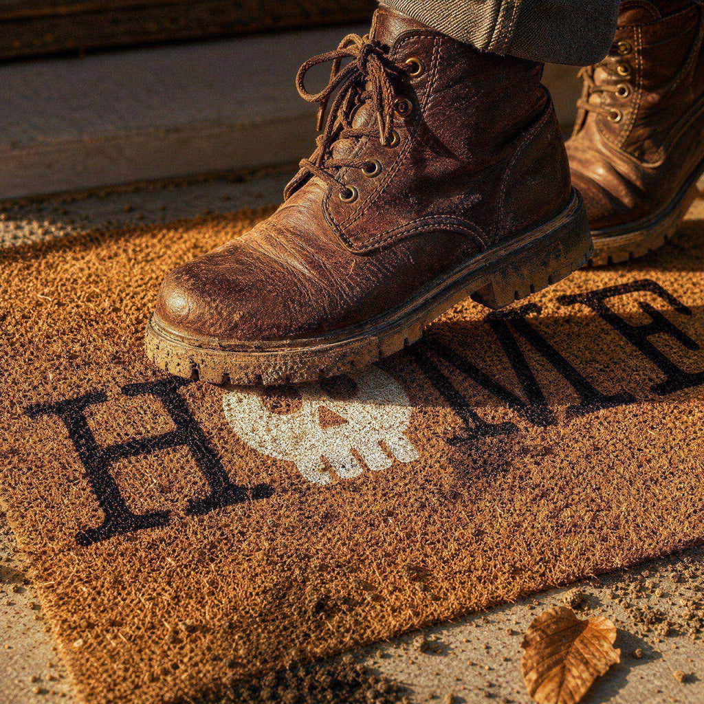 Halloween Dachshund Door Mat, 30"×18" Non-Slip Pumpkin Dachshund Floor Rug, Mat for Home Porch Fall Decor & Pet Lover Housewarming Gift