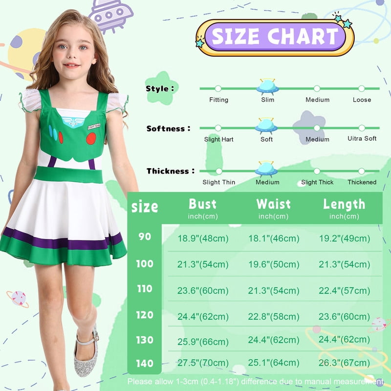 Benylion Cowgirl Costume for Girl Summer Dress Western Dress Up Outfit for Kids Halloween Cosplay Party Dresses Ruffle Sleeve for 5-6 Years