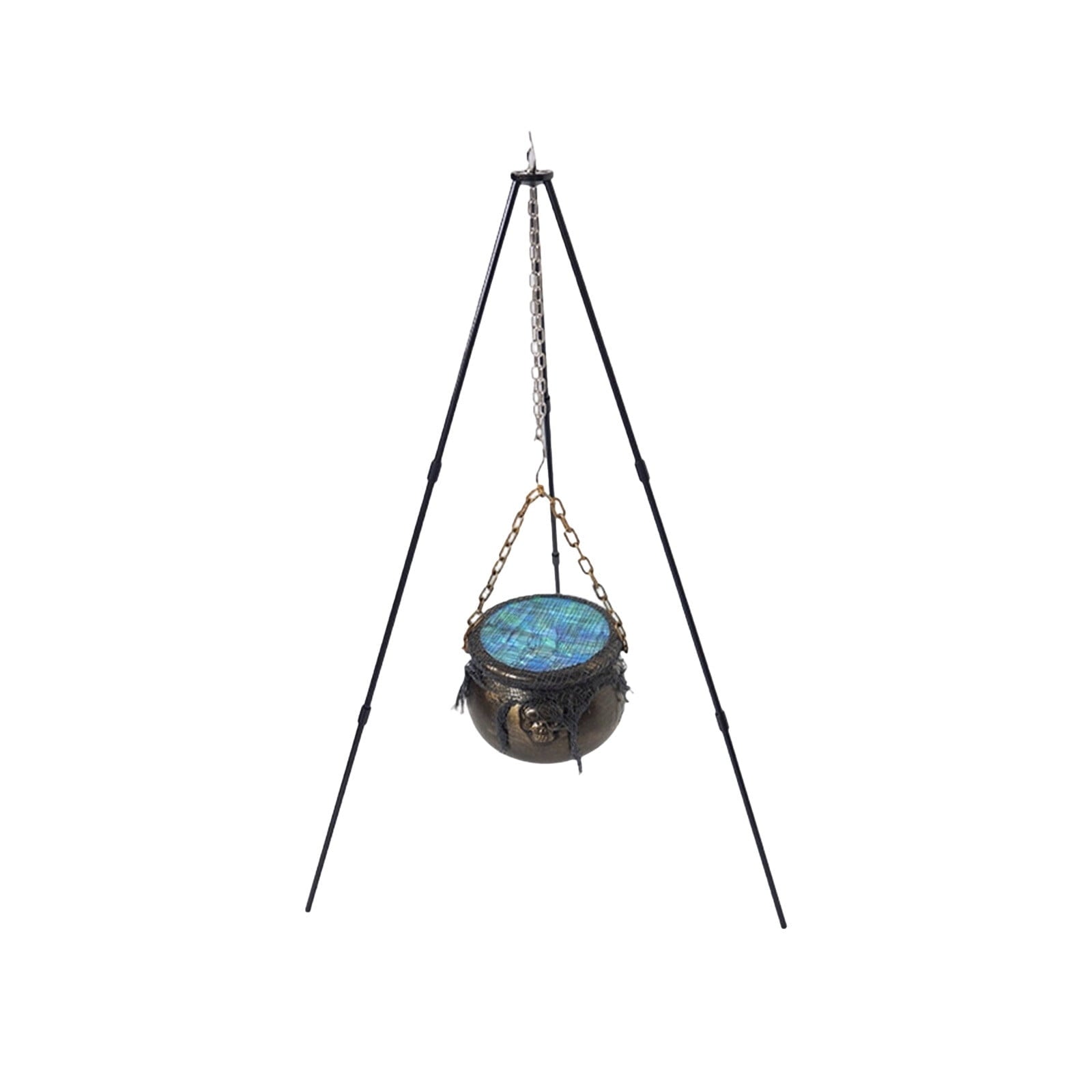 Muecwrye Halloween Decorations Outdoor, Halloween Clearance! Halloween Witches Cauldron with Lights, DIY Bubbling Cauldron Set Decor for Home Porch Outside, Halloween Party Supplies( Without Tripod)