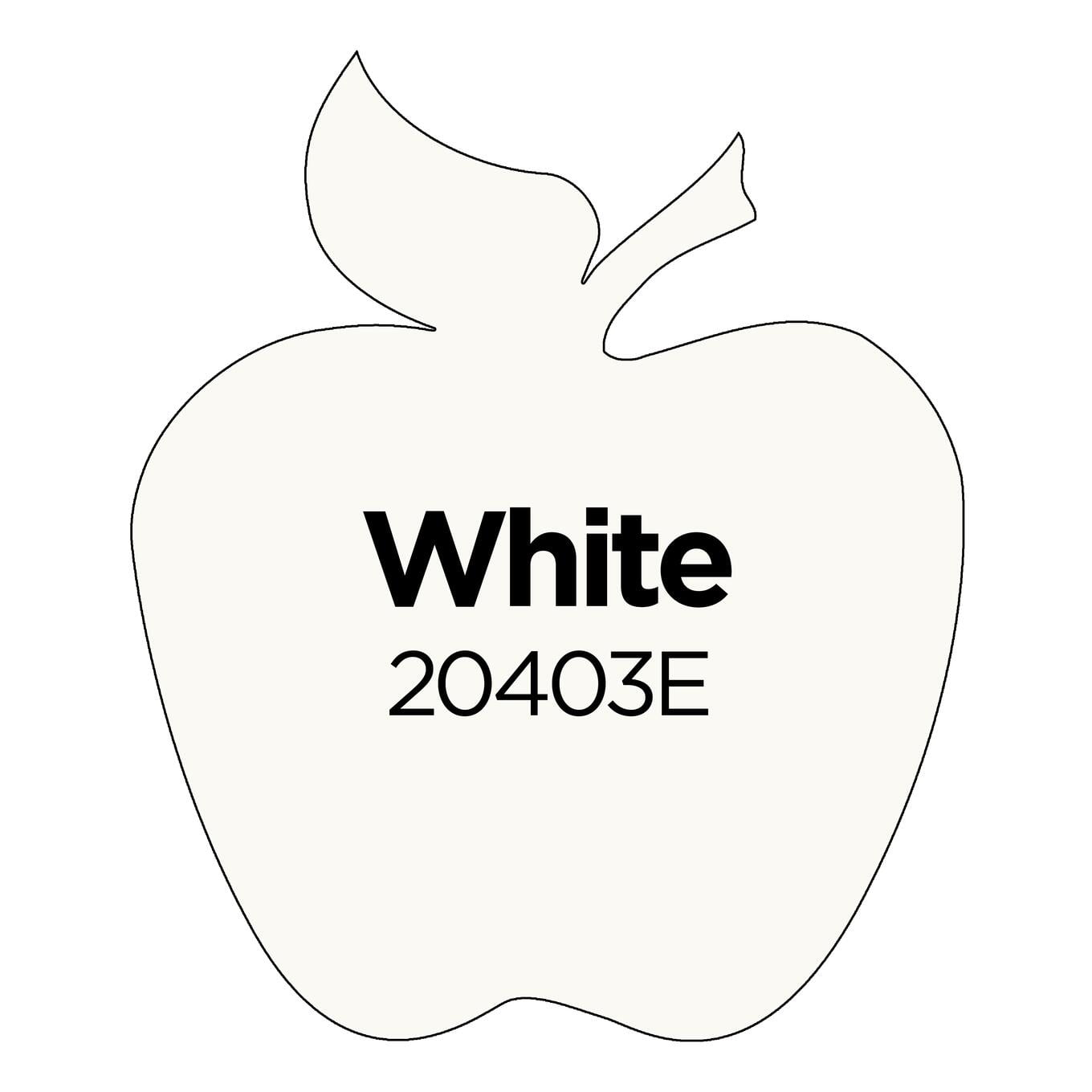 Apple Barrel Acrylic Craft Paint, Matte Finish, White, 8 fl oz