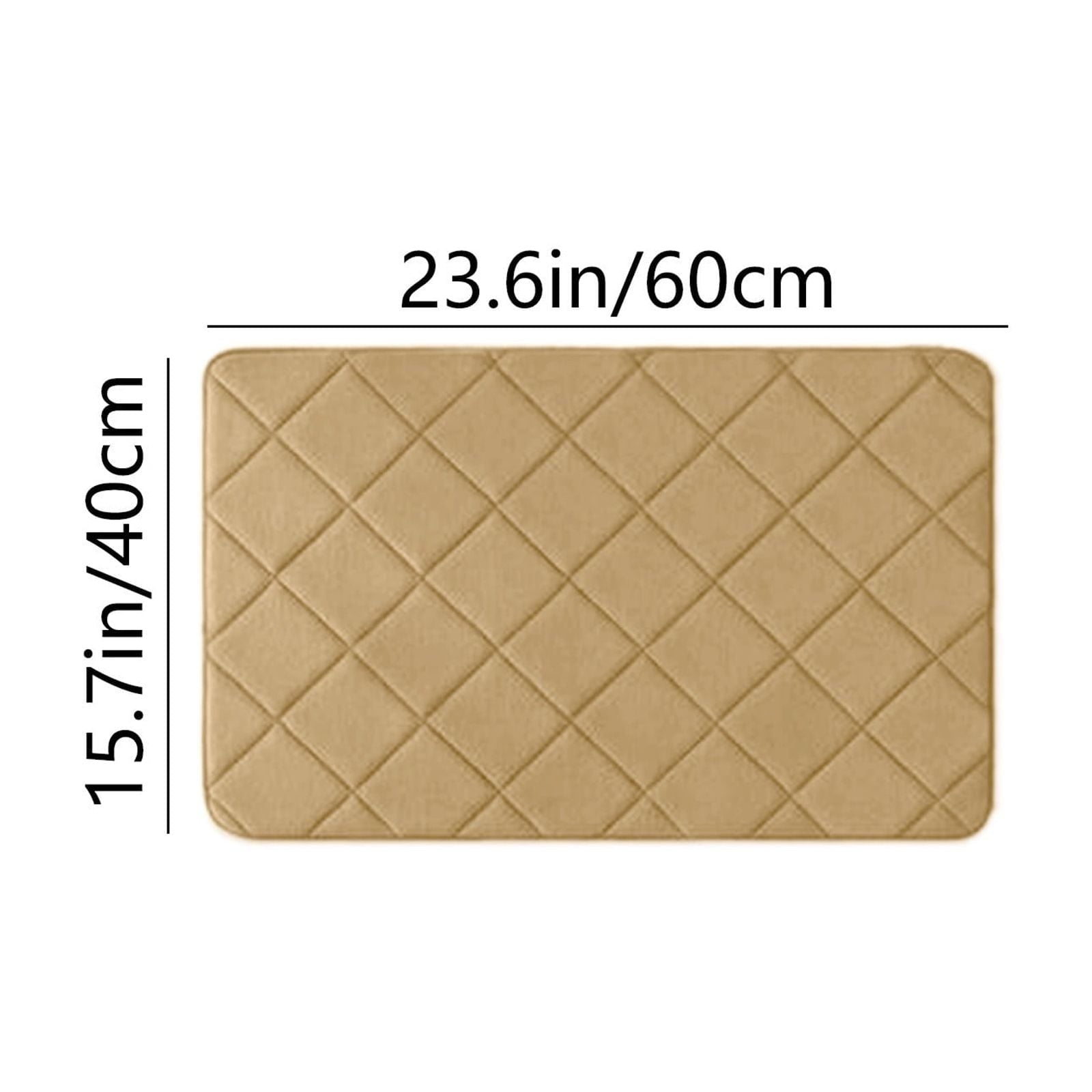 YZEGDCH Bathroom Rugs Yellow Extra Soft Rugs Absorbent Quick Dry Machine Washable