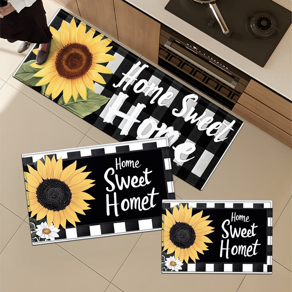 YIMEIS Halloween decoration Kitchen rugs Washable flannel Printed Area Rug and Mats DoorMats, bath mat,Autumn and Winter Festival Decoration-Halloween Undead 15.7'' x 23.6''