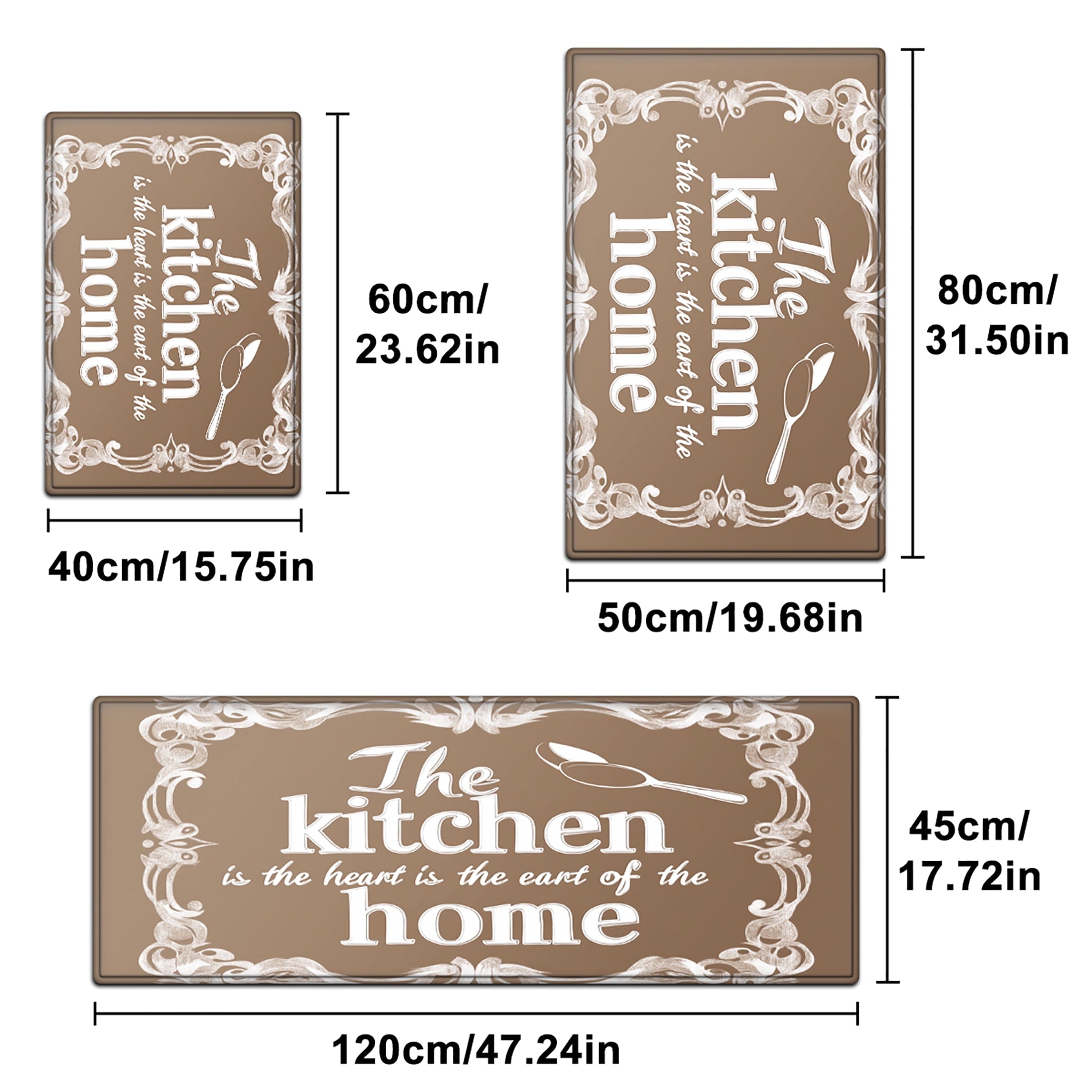 YIMEIS Halloween decoration Kitchen rugs Washable flannel Printed Area Rug and Mats DoorMats, bath mat,Autumn and Winter Festival Decoration-Halloween Undead 15.7'' x 23.6''