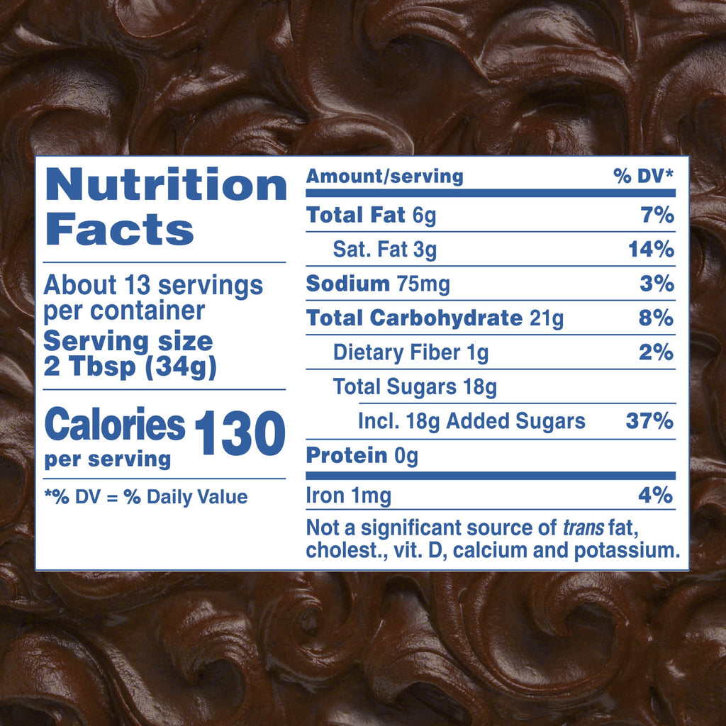 Pillsbury Creamy Supreme Chocolate Fudge Flavored Frosting, 16 oz Tub