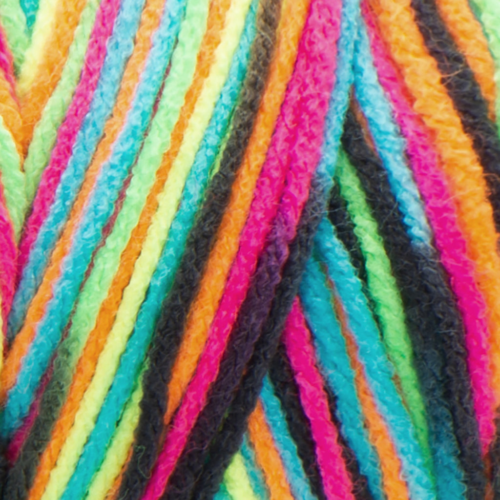Red Heart® Super Saver® 4 Medium Acrylic Yarn, Bonbon Print 5oz/142g, 236 Yards