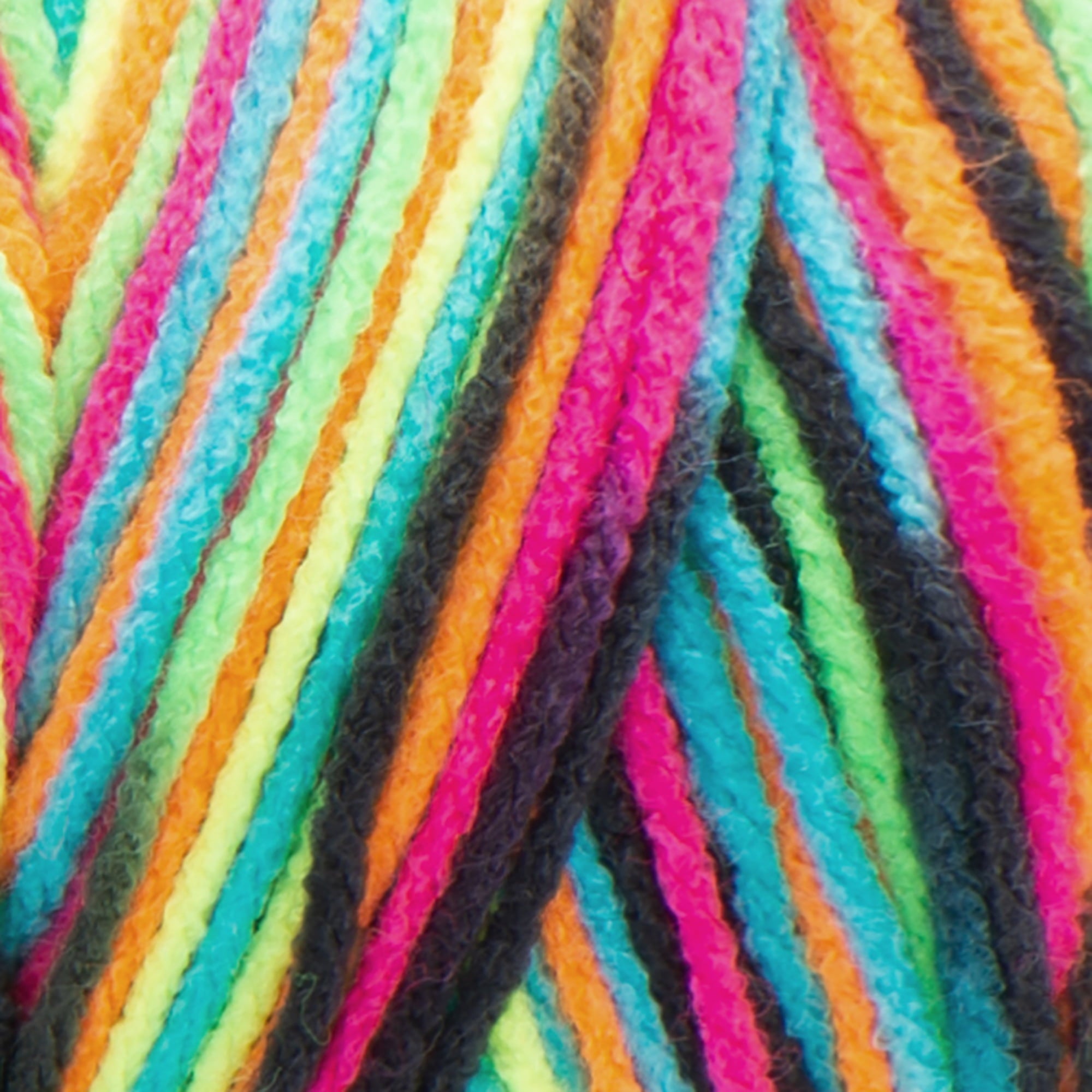Red Heart® Super Saver® 4 Medium Acrylic Yarn, Bonbon Print 5oz/142g, 236 Yards