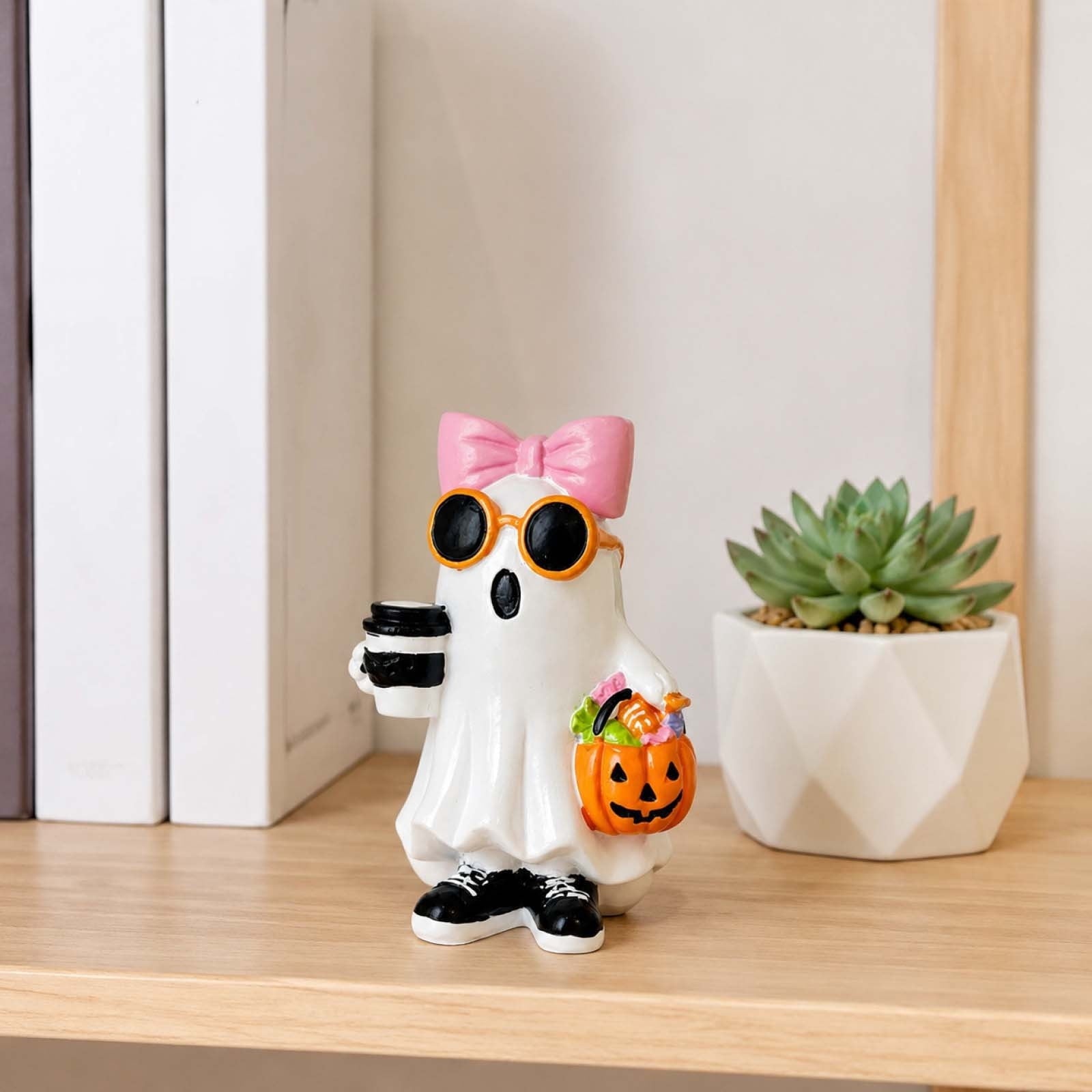 XGFHYJEH Halloween Decorations LED Candle Lights, 3pc Pumpkin Lantern, Halloween Indoor Decor, Halloween Table Decoration Ornament for Home Room Party