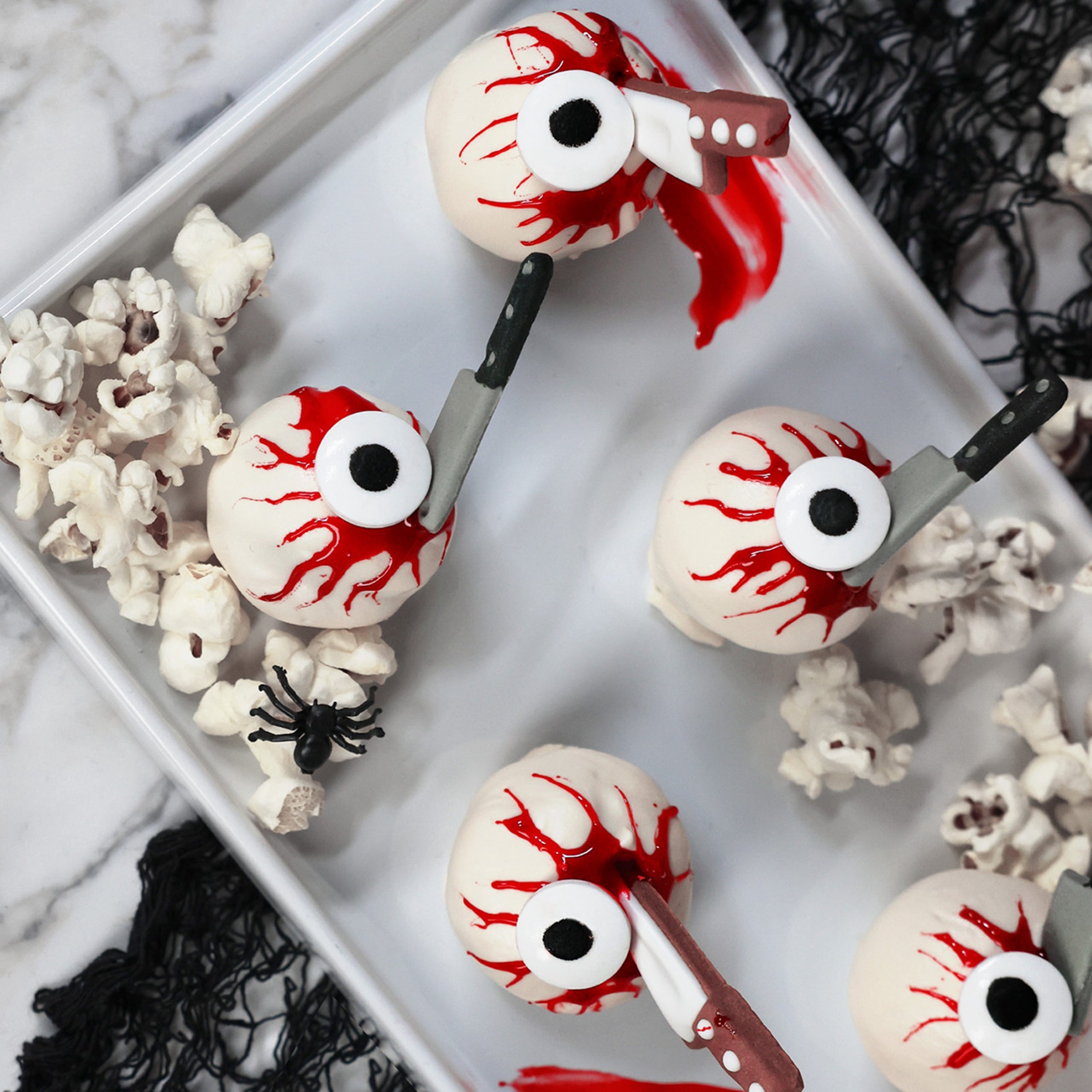 Wilton Edible Candy Eyeball Sprinkles Halloween Googly Eyes Black & White 2.75 oz.