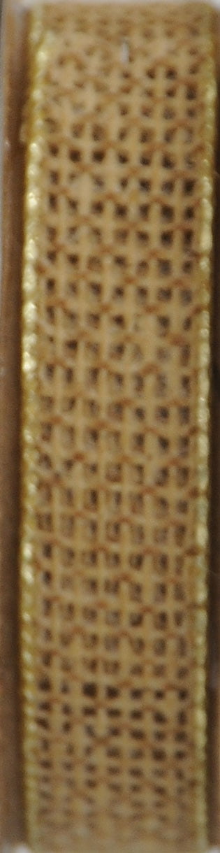 (4 pack) Offray Ribbon, Natural Gold 5/8 inch Galena Metallic Ribbon for Wedding, Crafts, and Gifting, 9 feet, 1 Each