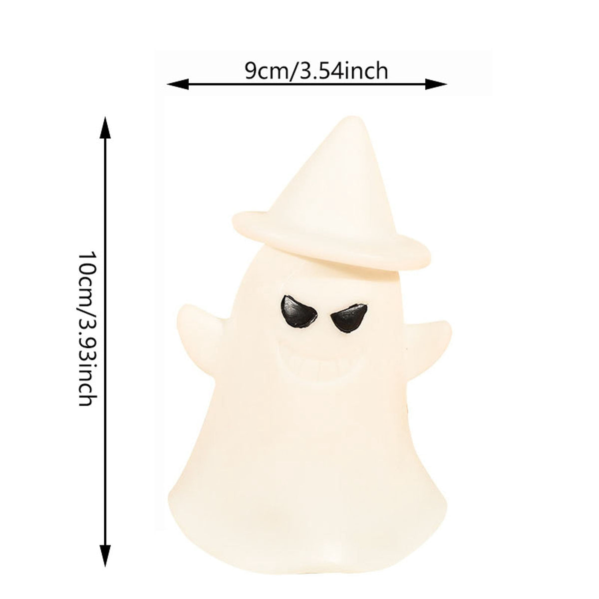 Ghost Night Light Halloween Decorations Bedside Night Light with Tap Control, Dimmable Nursery Decor Lamp, Fun Ghost Gift for K*ids, Halloween Room Decor, Ghost Lamp