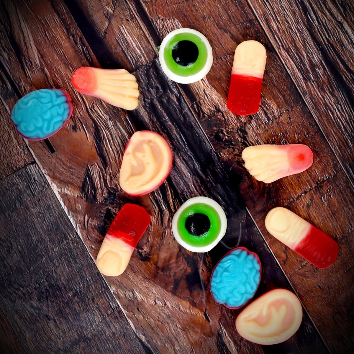 Frankford Gummy Candy Body Parts Halloween Bag, 55 Count