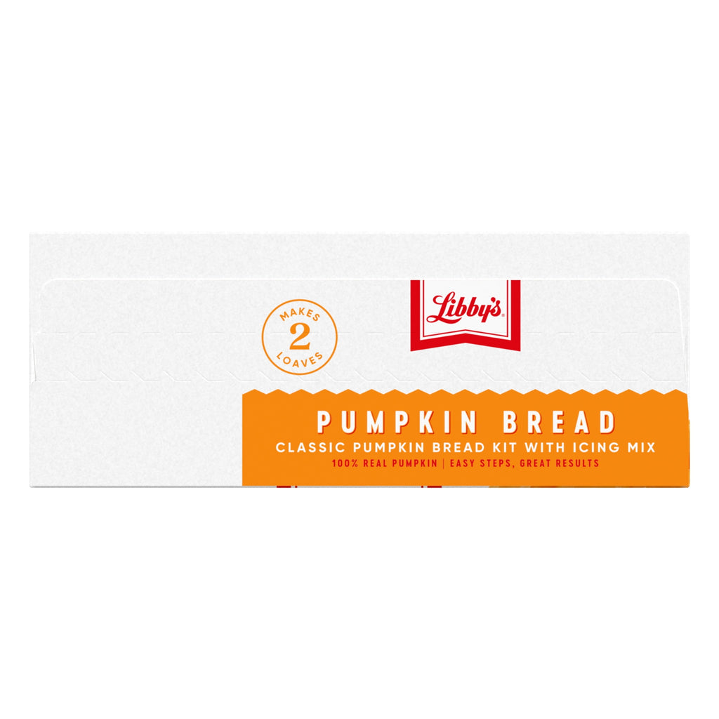 Libby's Pumpkin Bread Kit With Icing Baking Mix Dessert, 57.75 oz Box