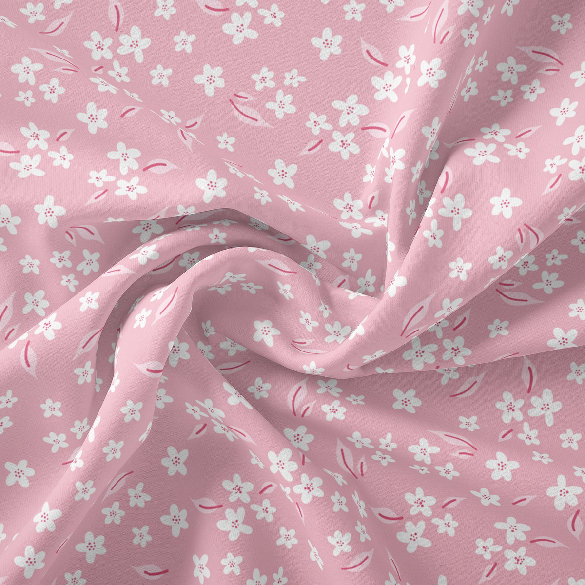 Waverly Inspirations 1 Yard 100% Cotton Lucy Ditsy, Pink, 44" Wide for Quilting & Sewing