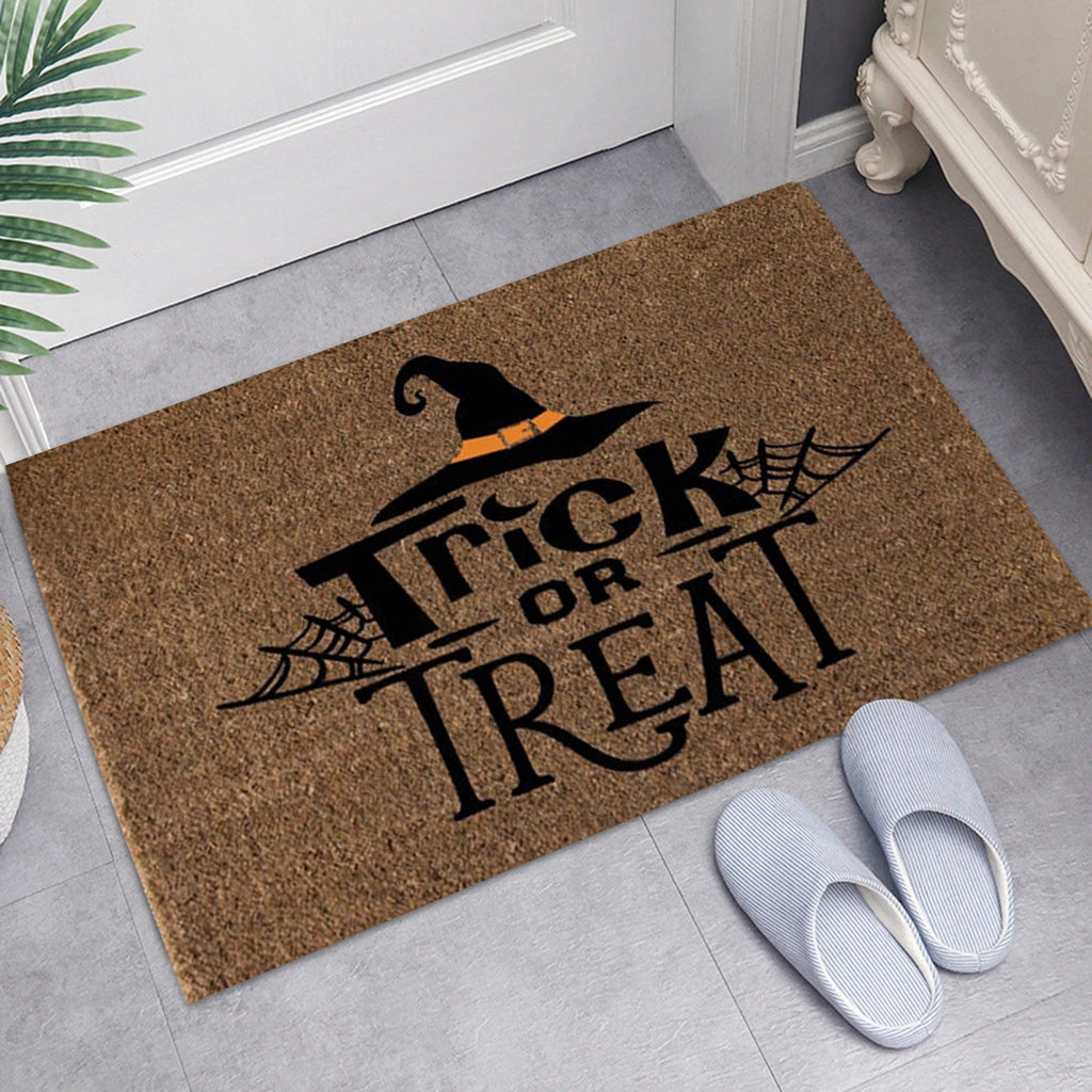 ZToonmas 15" x 23" Vintage Halloween Rugs, Halloween Horror Print Outdoor Rugs Floor Mat Hallway Kitchen Foot Mat Soft Non-Slip