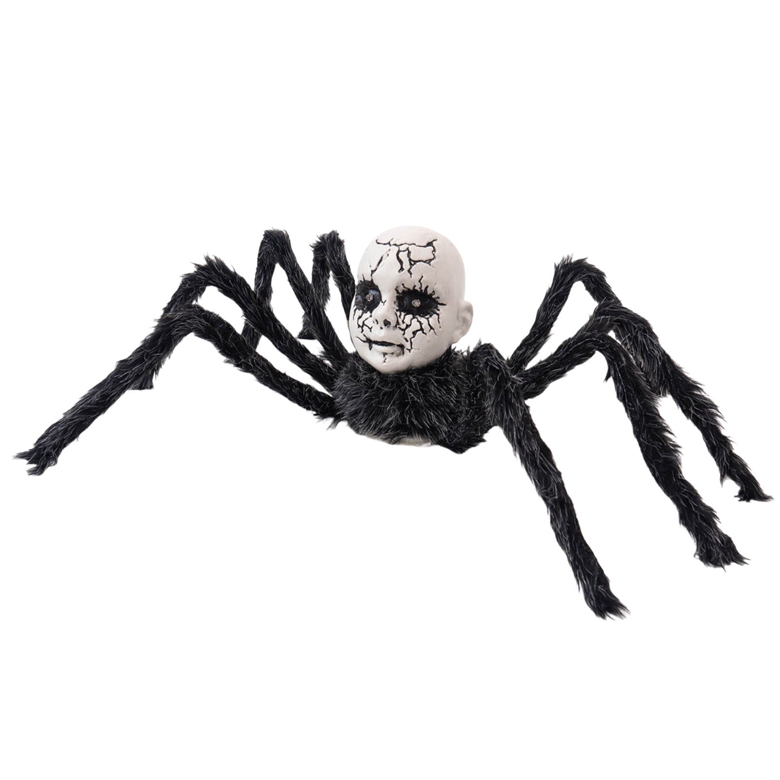 Konghyp Halloween Animated Doll Decoration with Motion Sensor, Voice-Activated Walking Toy with Light and Sound, Haunted House Prop for Party Indoor Outdoor Decor