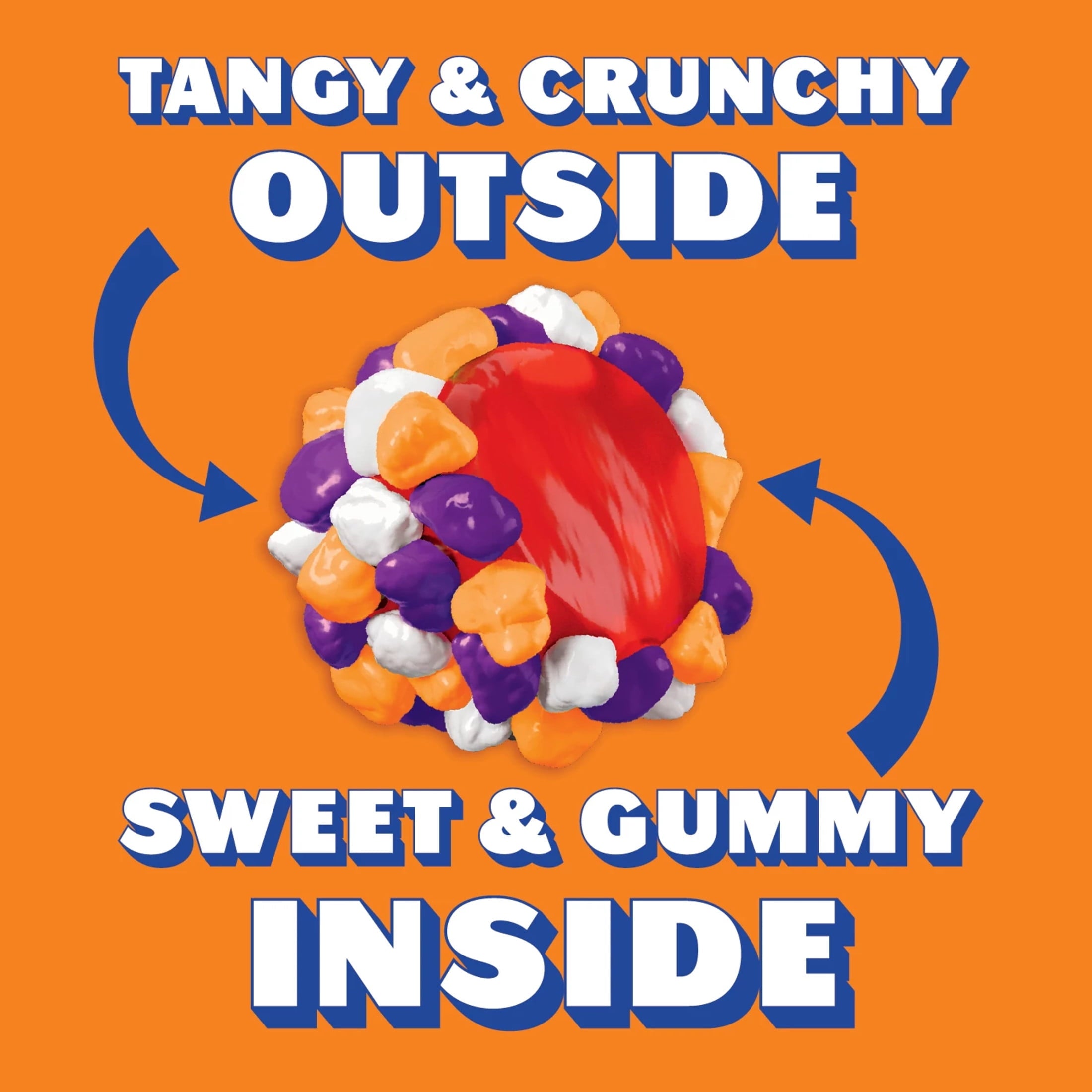 Nerds Spooky Gummy Clusters, Halloween Candy, Nerds Gummy Candies, 3 Ounce Share Pack