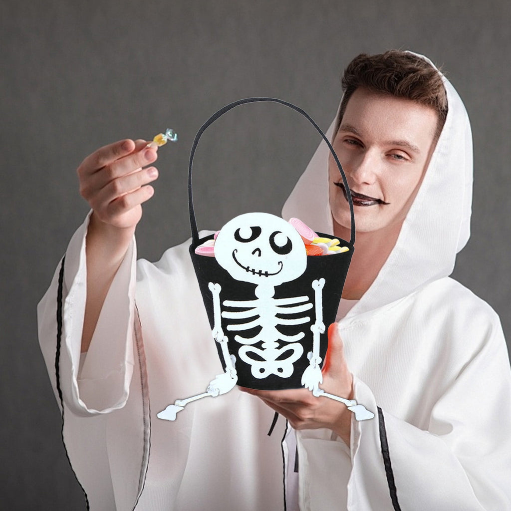 Black Halloween Mini LED Lantern Table Centerpiece 5.1 Inch for Indoor Decor, 2 Inch, 5 cm