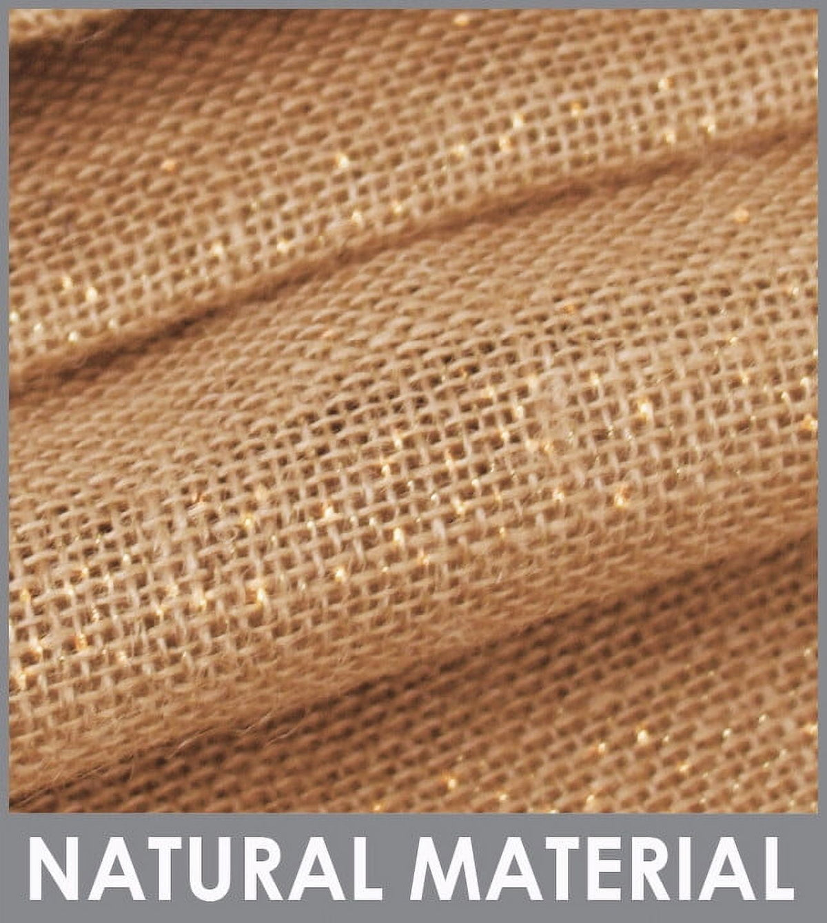 Allen Company Folded & Precut Jute Burlap Craft Fabric, 46"W x 2-Yards, Natural