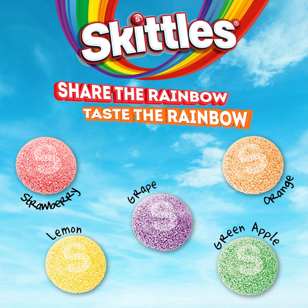 Skittles Sours Fun Size Chewy Halloween Candy - 8.04 oz Bag