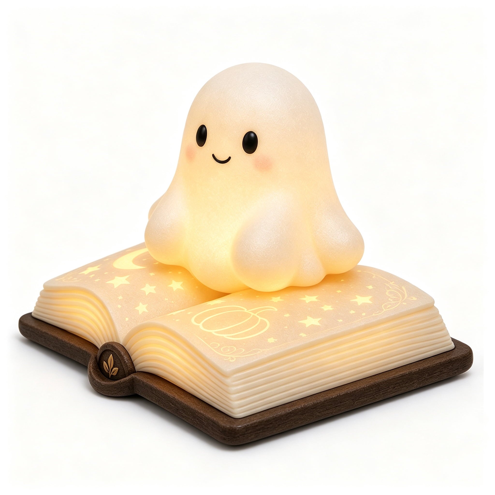 Ghost Night Light Halloween Decorations Bedside Night Light with Tap Control, Dimmable Nursery Decor Lamp, Fun Ghost Gift for K*ids, Halloween Room Decor, Ghost Lamp