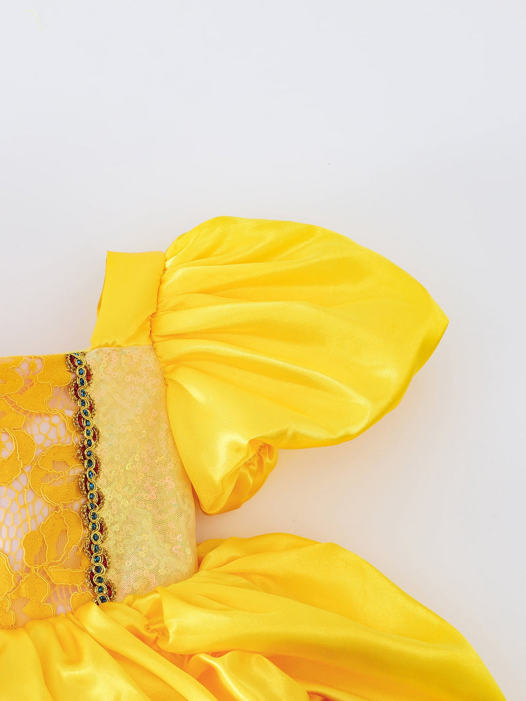WIBACKER Infant Baby Girl Princess Dress Toddler Yellow Ball Gown Fancy Costume for Birthday Halloween Christmas Party