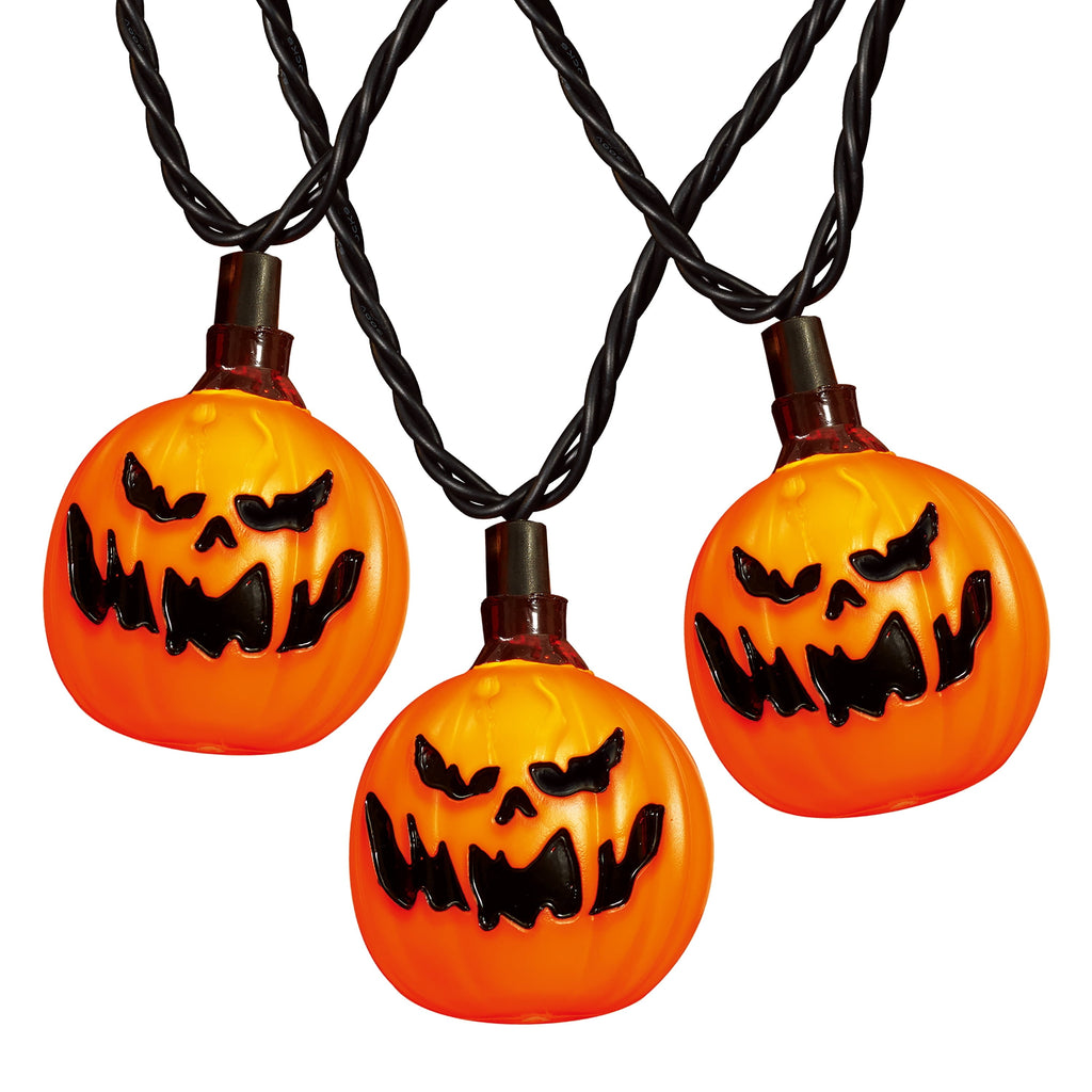Indoor/Outdoor 10-Count LED Ghost String Lights, Warm White, 6.5', Halloween by Way To Celebrate