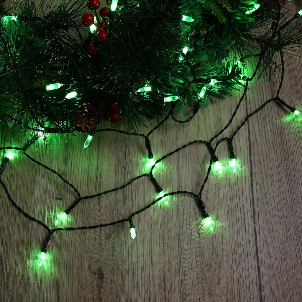 TETOU Halloween Lights, 33ft 100 LED Battery Halloween Lights, 8 Modes String Lights with Timer, Indoor Outdoor Waterproof mini Lights String for Halloween Bedroom Patio Decor - Orange & Purple