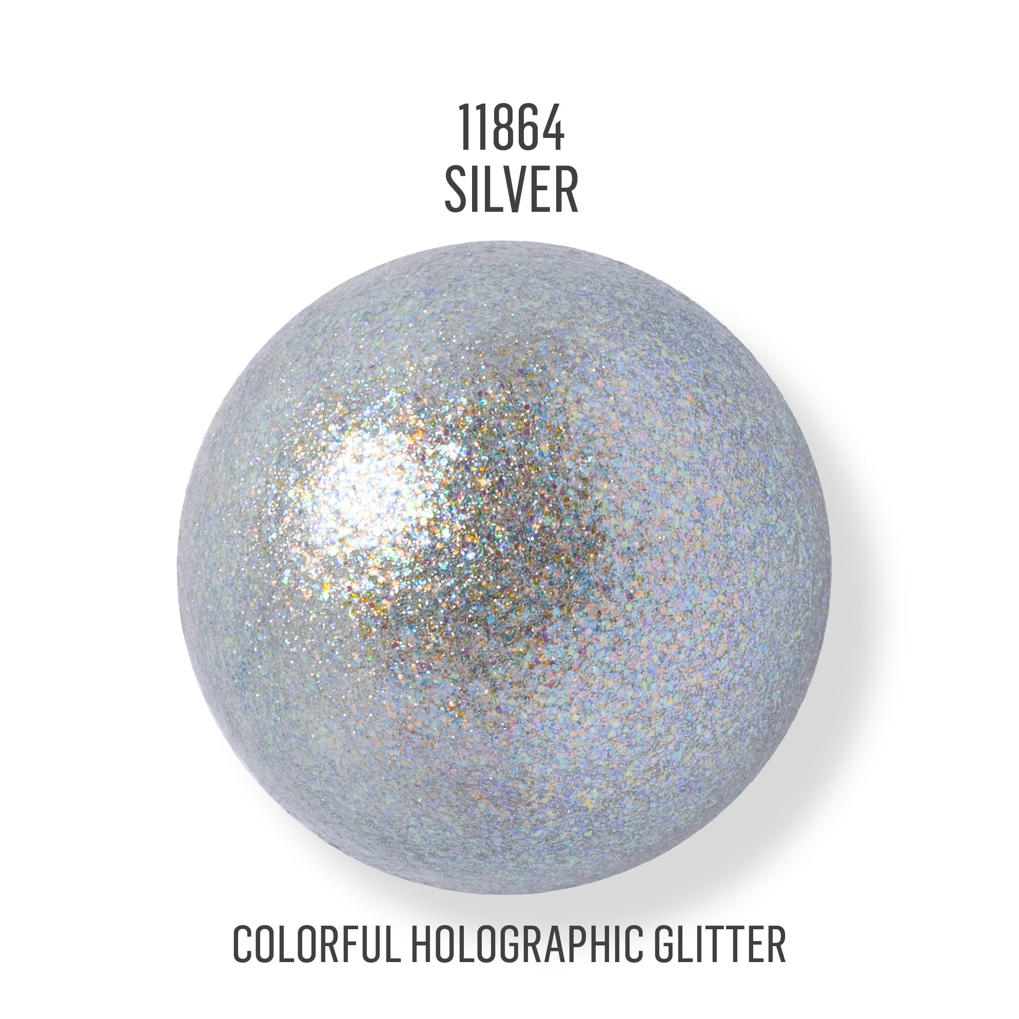FolkArt Glitterific Fine Acrylic Craft Paint, Silver, 2 fl oz