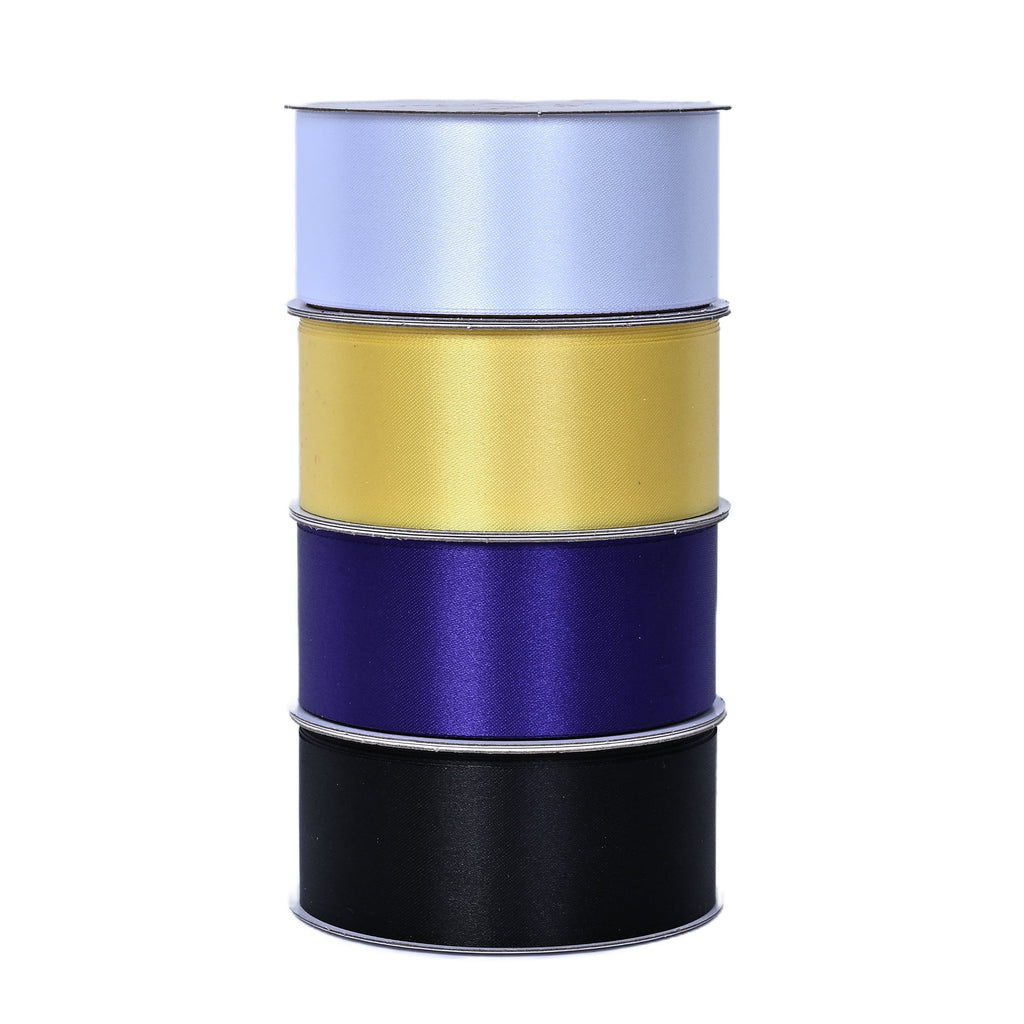 Gwen Studios 1.5" Purple Satin Ribbon, 7 yards