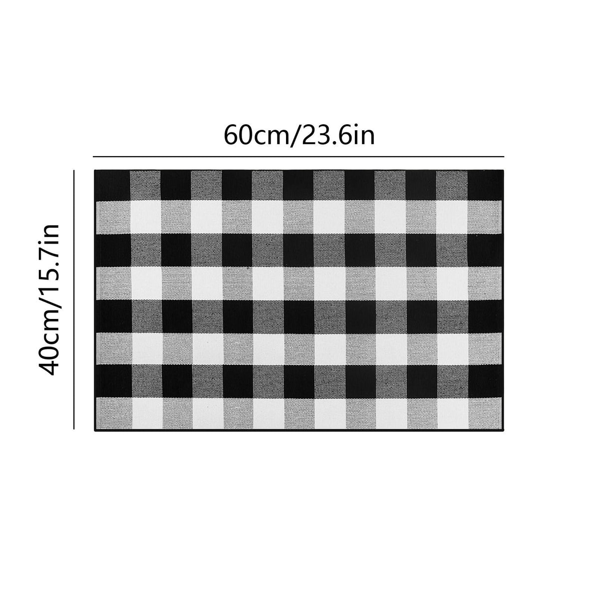 Fall Outdoor Rug Orange Plaid Doormat Autumn Front Door Rug Farmhouse Entryway Porch Layered Carpet Seasonal Halloween Thanksgiving Decorative Floor Mat Indoor Outdoor Home Entrance Decor