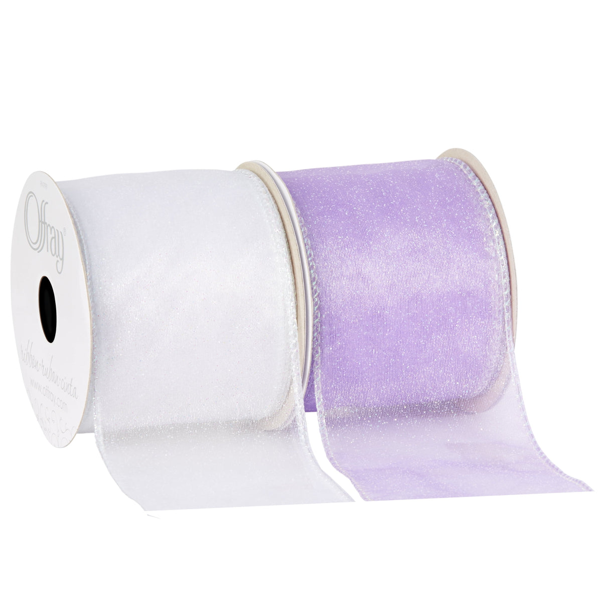 Offray 2.5" Wired Aqua Quest Ribbon, 1 Each
