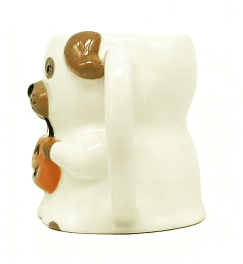 Way to Celebrate Halloween White Ghost Dog Ceramic Coffee Mug, 14.88 oz