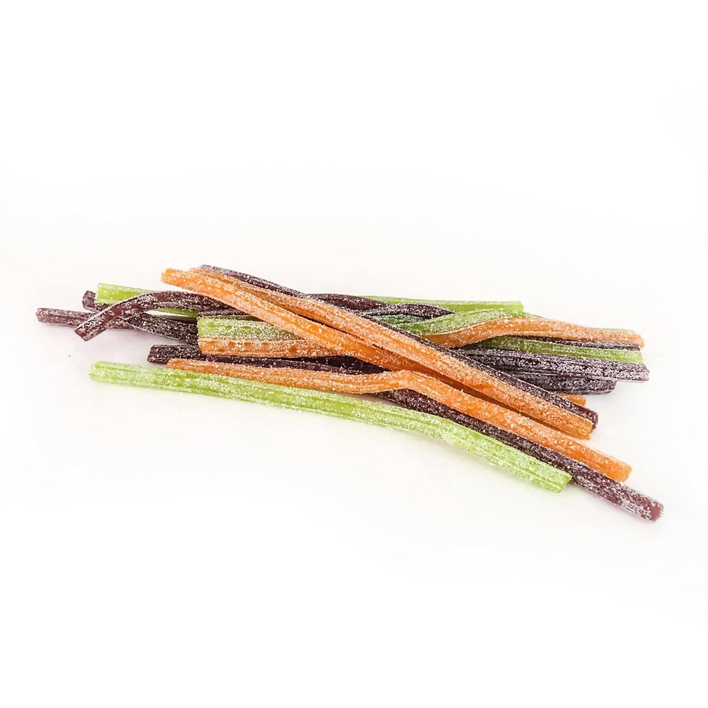 Sour Punch Spooky Straws Chewy Halloween Candy, 3.2oz Tray