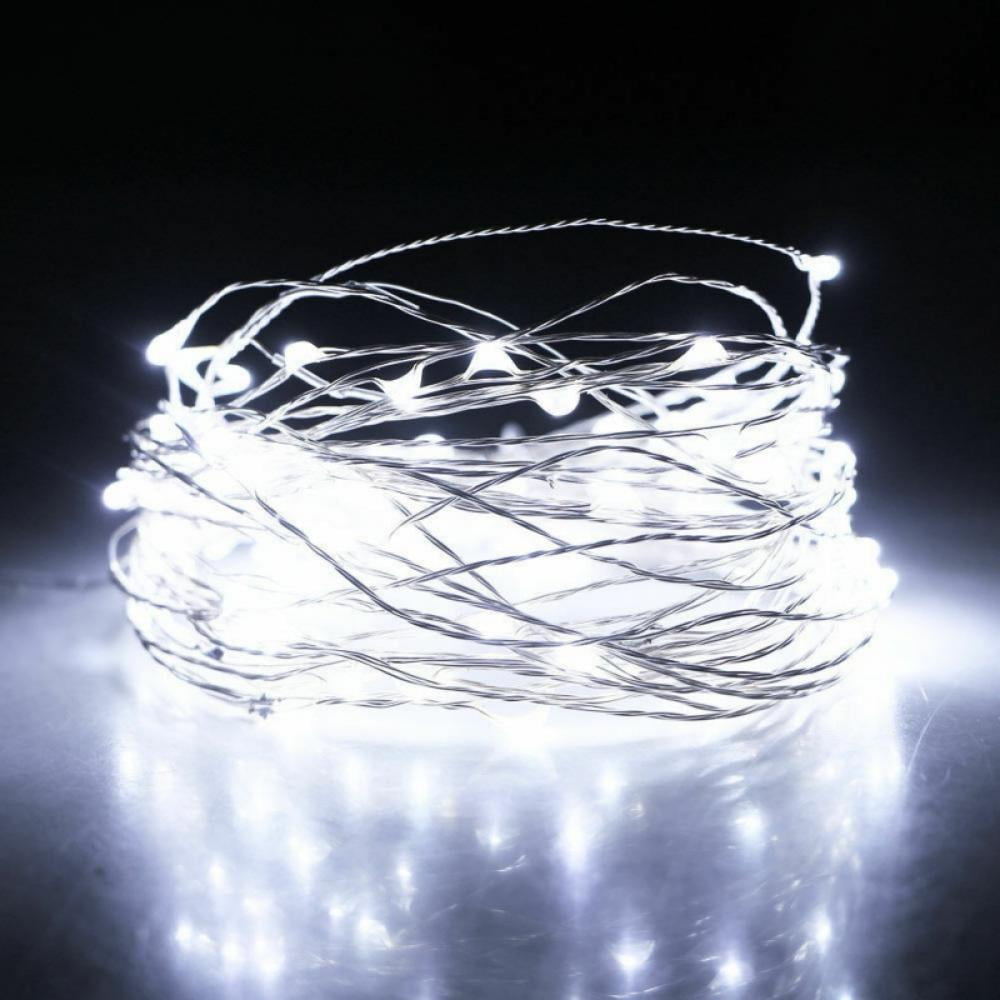 Remote Control String Lights, Led Fairy Lights, 20/50/100/200 LEDs Waterproof Flexible String Lights Battery Operated for Bedroom Home Wedding Christmas Festivals